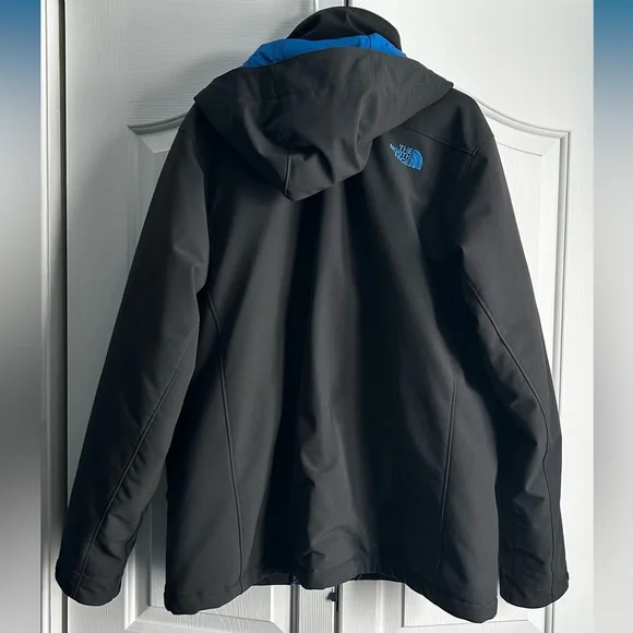 The North Face Black Jacket with Blue Highlights - Picture 2 of 14